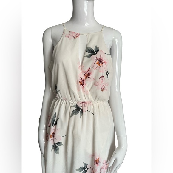 Lush Dress Floral White midi - Picture 3 of 7